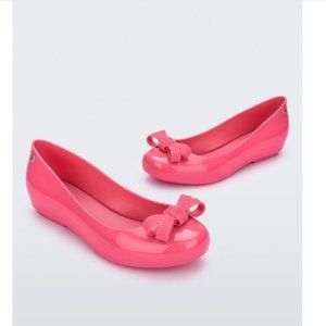 Melissa x Jason Wu Collab Balletcore Glossy Barbie Pink Ballet Flats Shoes (6M)